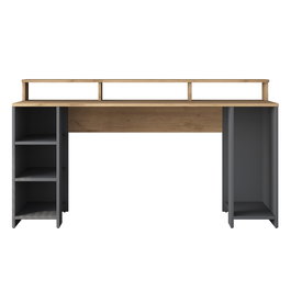 Hanah Home HA110 - 2629 Mesa de estudio Nogal y Antracita